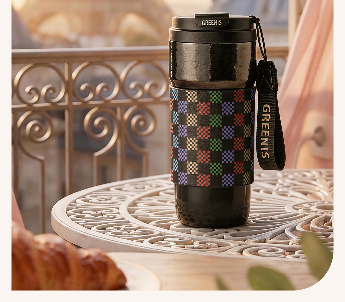 GREENIS Portable Pure Titanium Electric Kettle Travel Electric Water Cup High-Value Boiling Coffee Thermos Temperature Control Insulated Cup Mini Milk Tea Cup 7