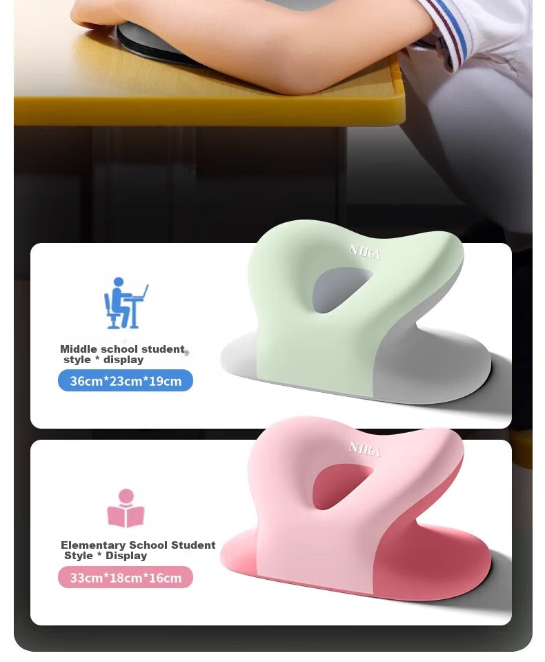 Nila Nap Pillow Prone Sleeping Pillow for Primary and Secondary Students Classroom Desk Nap Essential Hugging Pillow 17