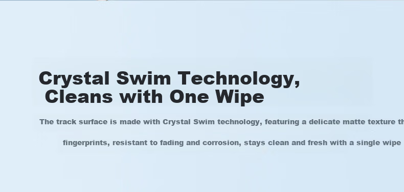 NVC Lighting Track Socket Surface Mounted No-Drill Wall-Mounted Movable Wall Rail Socket 80cm + Four Five-Hole Outlets Black 20