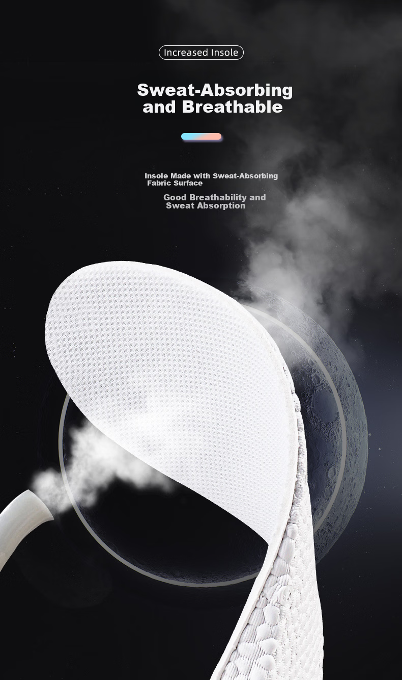 Maigao Le Boost Height Increase Insoles Unisex Summer Sports Breathable Sweat-Absorbing Soft Invisible Thickened Elastic 1.5CM 35-36 6