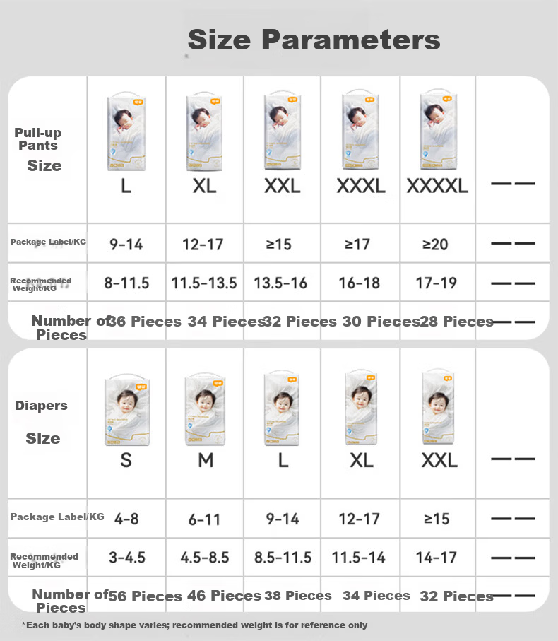 Yiying Silk Pull-Up Pants XXL32 Ultra-Thin Breathable Baby Diapers Soft Breathable Training Pants 9