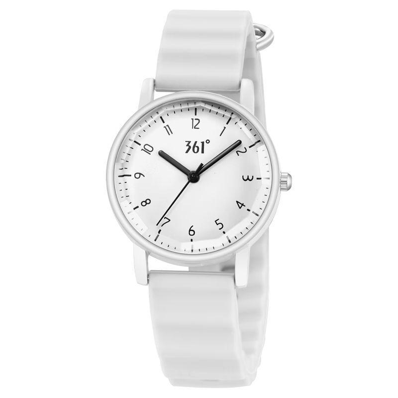 361° Trendy Minimalist Student Watch for Middle and High School Girls Exam Use Silent Time-Only Watch Allowed in Exam Rooms