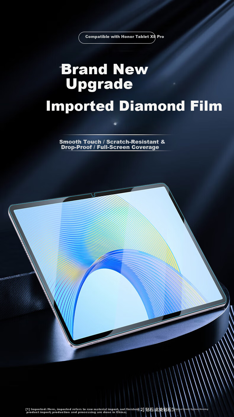 Coollefun Honor Magic Pad 3 Pro Tempered Glass Screen Protector 12.3 Inch Ultra-Thin HD Full Coverage Anti-Explosion Anti-Fingerprint Film for Honor Tablet 3
