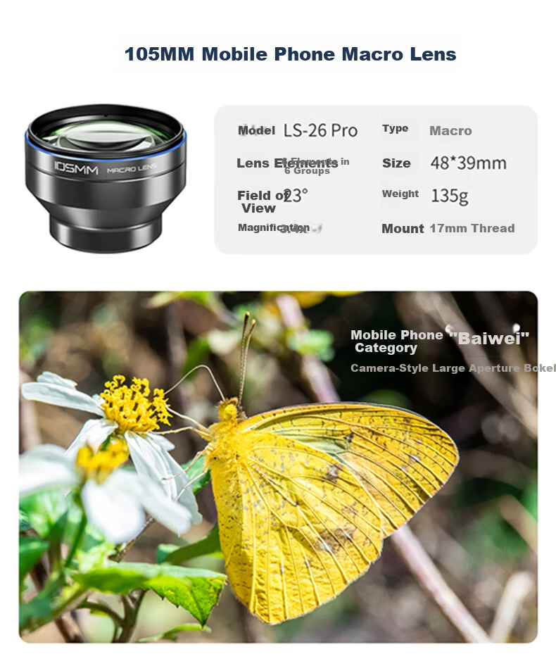 NEEWER Magnetic Stackable Modular Macro Lens for Mobile Phones (4PCS) 13