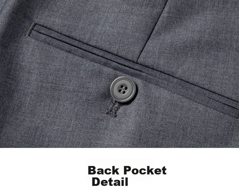 Hodo Men's Summer Thin Non-Iron Wrinkle-Resistant Business Straight Casual Dress Pants Commuter Work Trousers 13