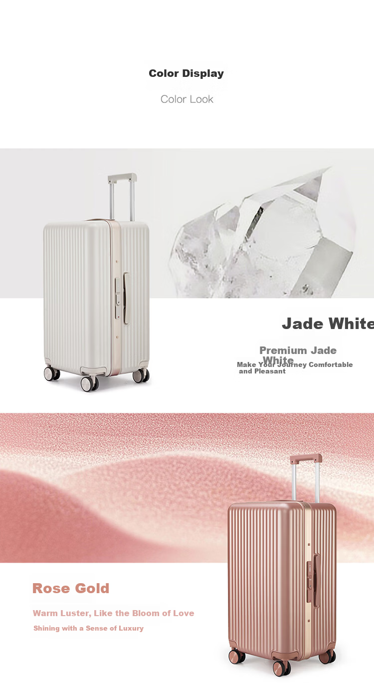 Kala Sheep x Jin Nang Mirror Large Flat Frame Aluminum Frame Cube Luggage 20-inch Carry-on Trolley Suitcase Unisex 20