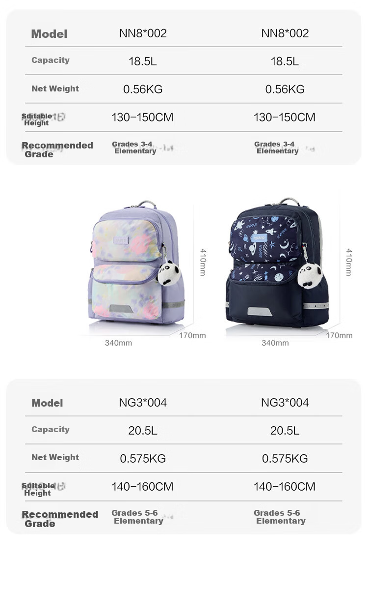 AMERICAN TOURISTER Boys' Antibacterial Lightweight Backpack for Elementary Students Grades 1-2 Large Capacity NN8*001 24