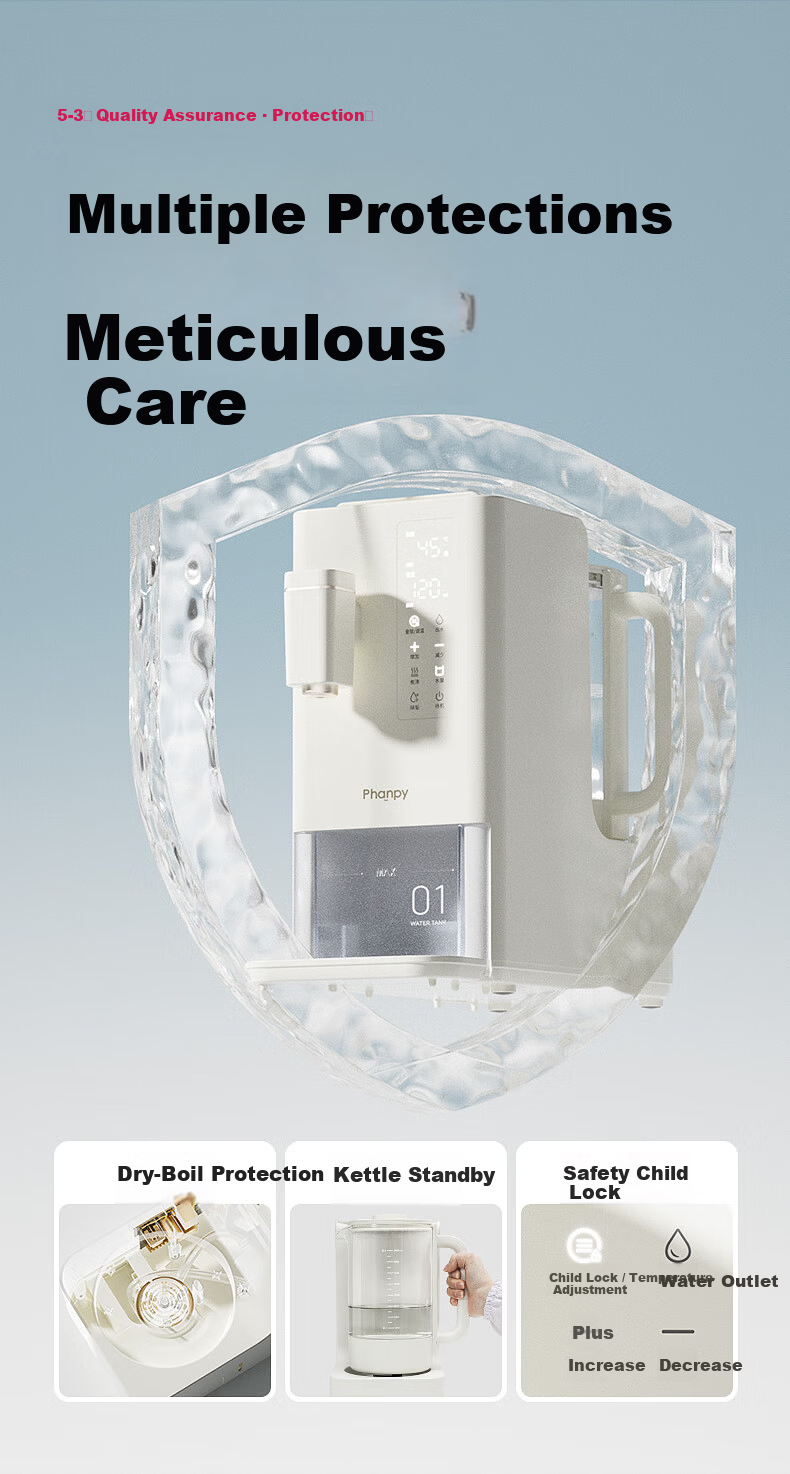 Xiaoyaxiang Thermostatic Kettle Baby Milk Frother Quantitative Water Dispenser Household Milk Mixer Shaker Integrated Machine Smart Shake Version 14