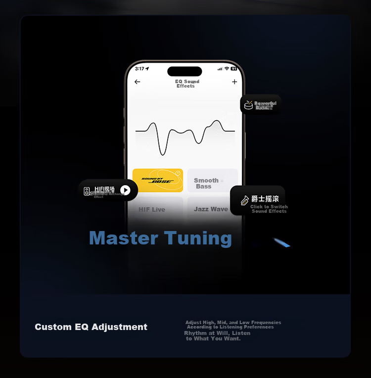 BASEUS Inspire XP1 In-Ear True Wireless Bluetooth Earphones Noise Cancelling Compatible with Apple Huawei OPPO Phones Sound by Bose Acoustic Architecture 16