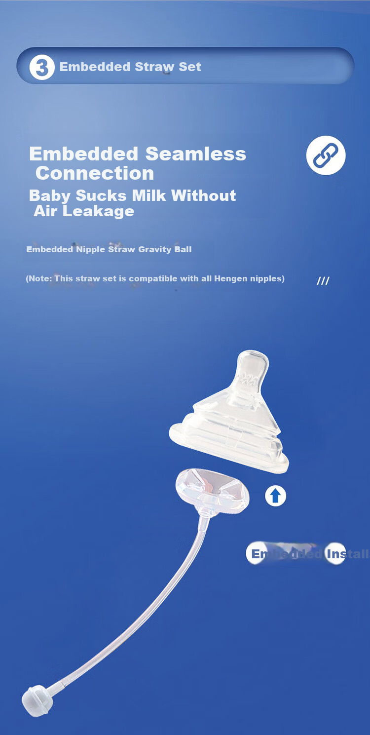 IBOOLBEAR Square Baby Bottle Handle White Handle for Hegen Bottles (Compatible with Various Hegen Square Bottles) 10