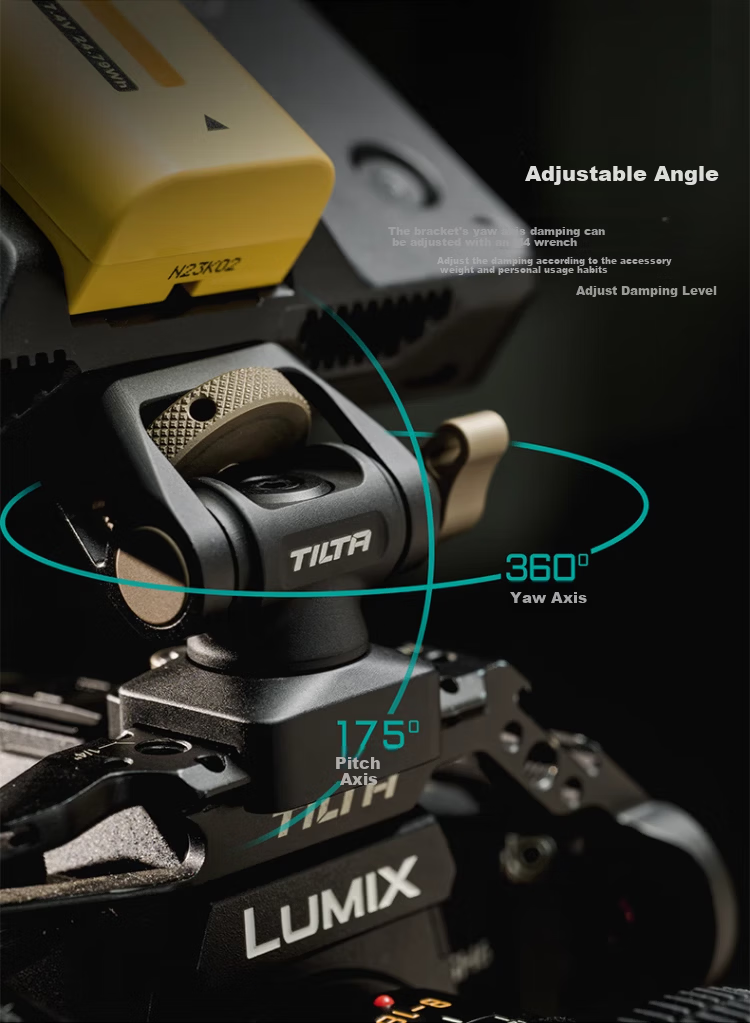 TILTA Iron Head Snail Gimbal Monitor Mount Camera Cage Expansion Bracket Magic Arm Universal Accessory [Cold Shoe Version] 4
