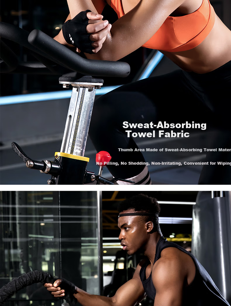 Adidas Fitness Gloves Unisex Sports Cycling Half Finger Training Pull-Up Weightlifting Anti-Slip Climbing Gloves 6