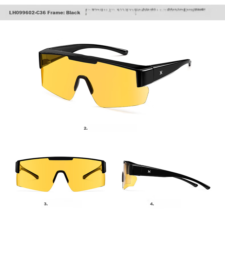 LOHO Prescription Cycling Sports Polarized Sunglasses Clip-On Photochromic UV Protection Sunglasses for Men and Women 13