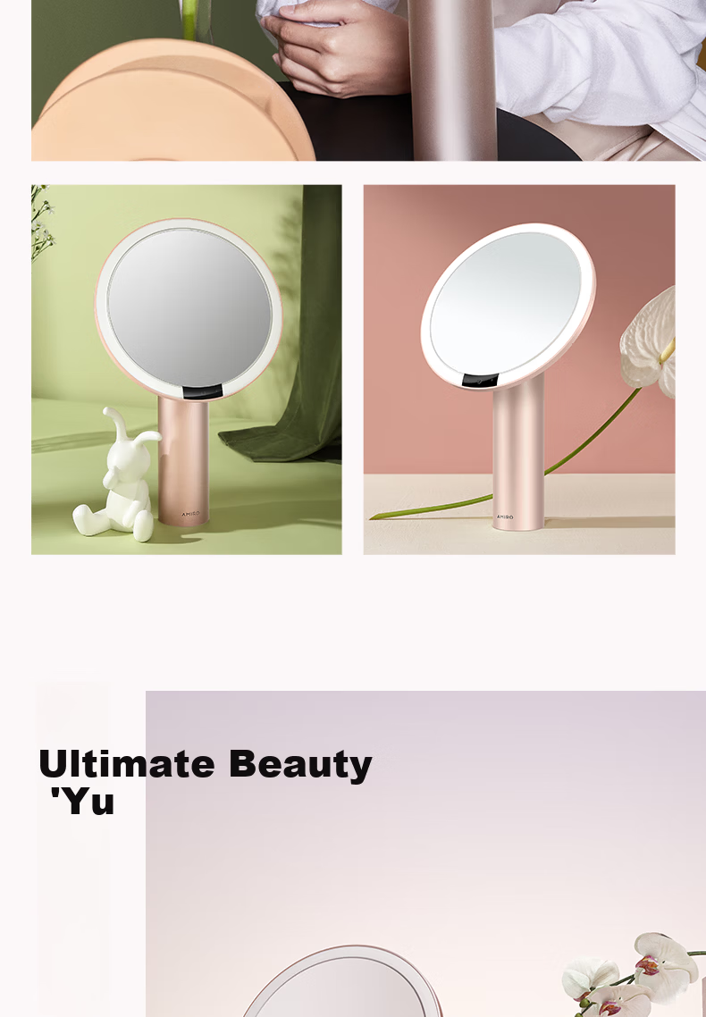 AMIRO O Series Makeup Mirror Portable Desktop Storage Multifunctional Base 11