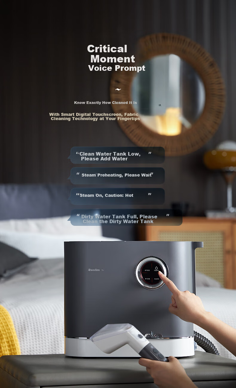 Donlim Fabric Cleaning Machine Multifunctional Steam Cleaner Washer and Vacuum Integrated Home Carpet Sofa Mattress Curtain Cleaning Device DL-6906 Full Set 29