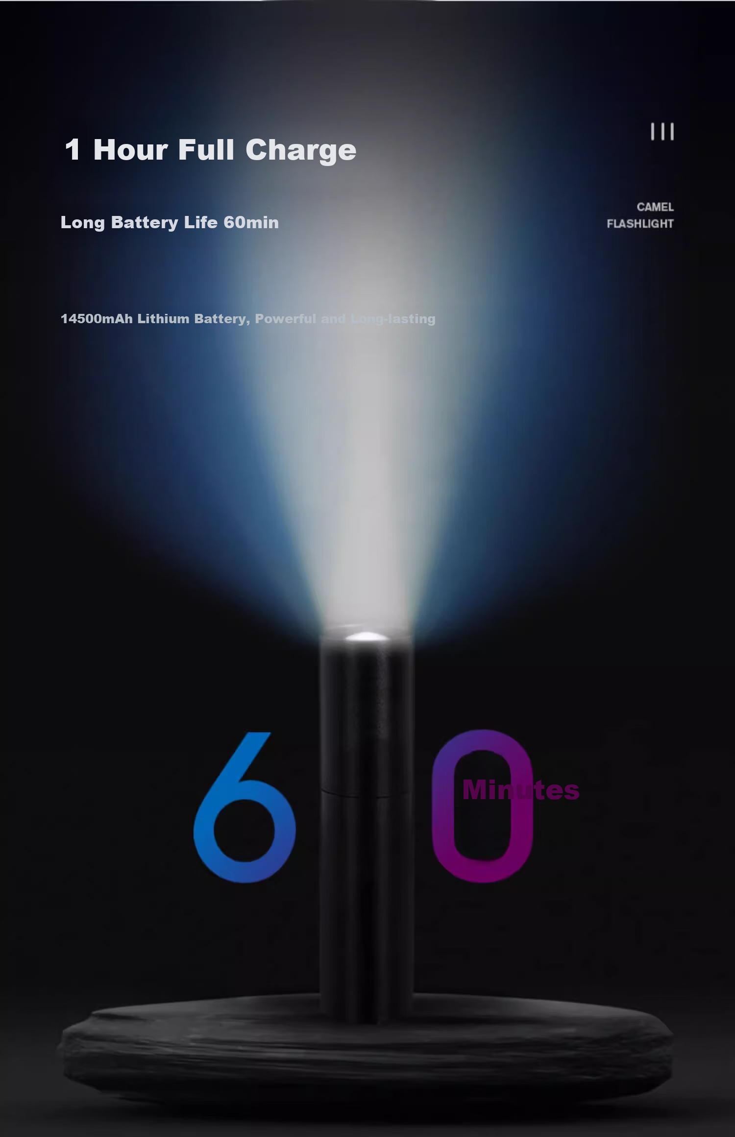 CAMELJEANS Mini Portable Flashlight, High Brightness, for Outdoor And Home Use, Rechargeable, Children's Model, 174BJ29627 9
