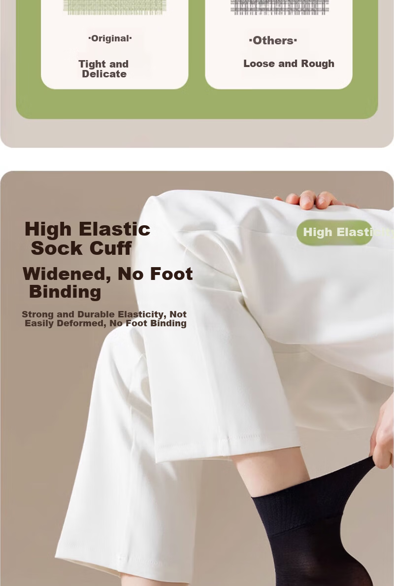 Cotton Full Women's Short Socks Non-Binding Summer Ultra-Thin Velvet Durable Anti-Snag 15 Pairs 6