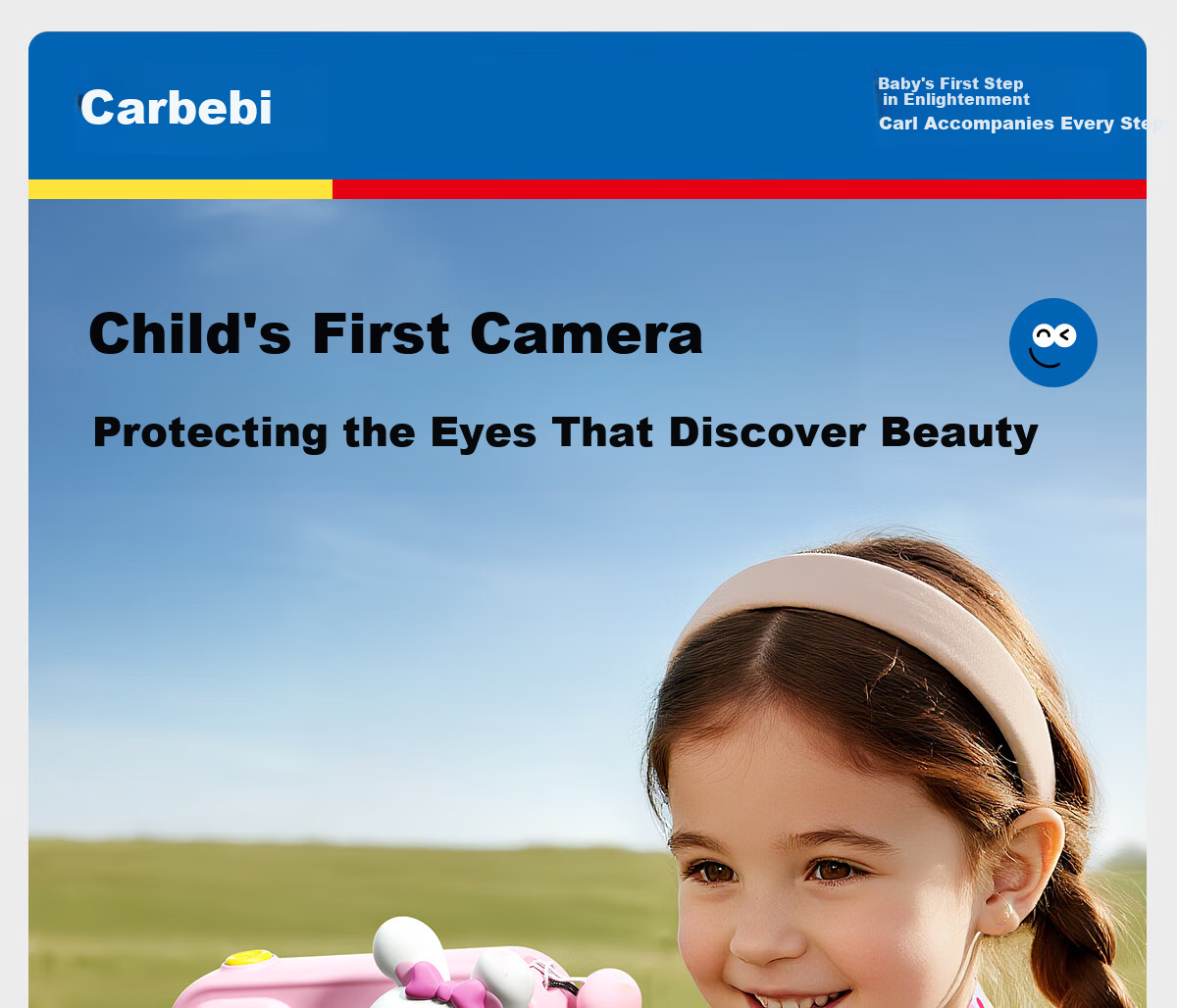 Carlbaby Kids Camera Toy 3-6 Years Instant Print Photo Video Recorder Birthday Gift for Boys and Girls 2