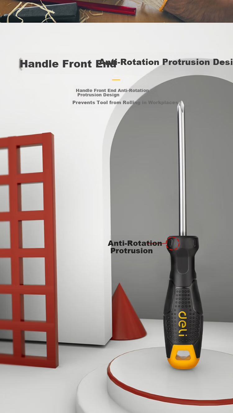 Deli Tool Plastic Handle Phillips Screwdriver PH2x200mm DL626200 (New and Old Versions, Random Delivery) 10