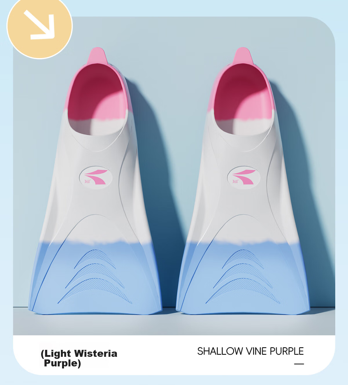 361° Swimming Fins, Professional Training for Adults And Children, Comfortable And Durable, for Diving, Freestyle, Breaststroke, Beginners' Quick Learning And Speed Improvement 17