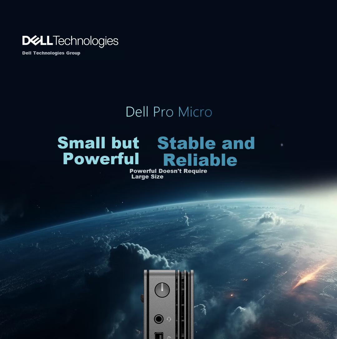 Dell Pro OptiPlex New High-Performance Mini Desktop PC (Ryzen R5-8500GE 16GB 1TB) AI Business Office Education Learning 1