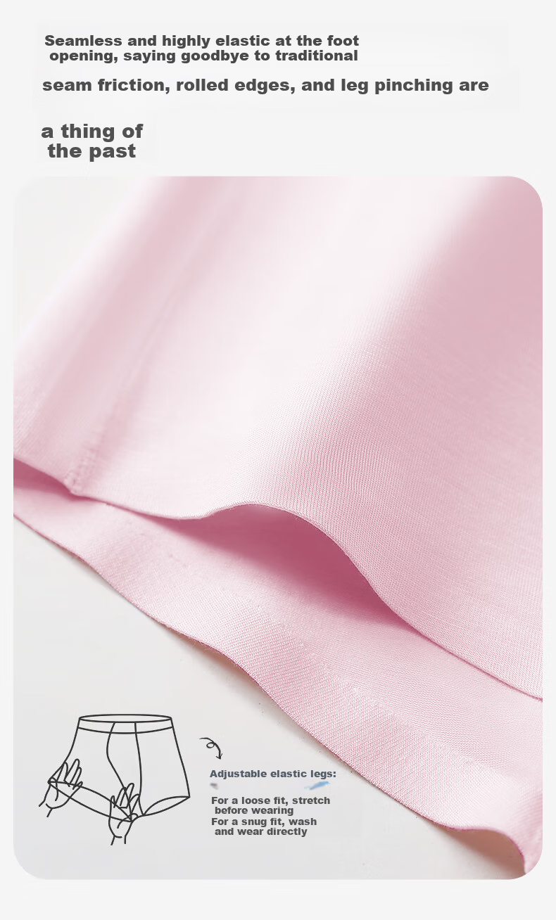 Jiusuiban Children's Underwear Girls A-Class Moisture-Wicking Antibacterial Silk Gusset Boxer Briefs for Older Kids 7A / 3 Pieces 6