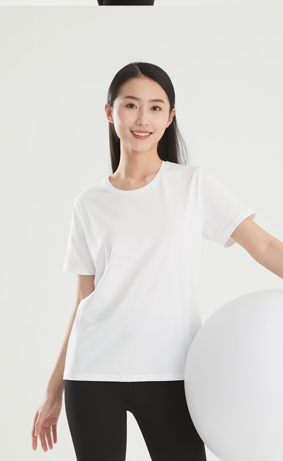 Hodo Forest Women's Round Neck Short Sleeve Antibacterial Quick-Dry Soft Sweat-Absorbing Non-Elastic Base Layer Shirt 4