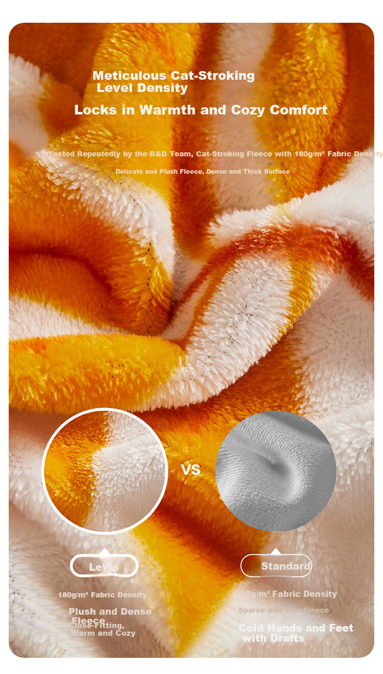 LOVO, A Brand Under Luolai, Home Textiles, Flannel Duvet Cover, Winter Thickened Milk Velvet Quilt Cover, Bedding, 1.5 Meters 12