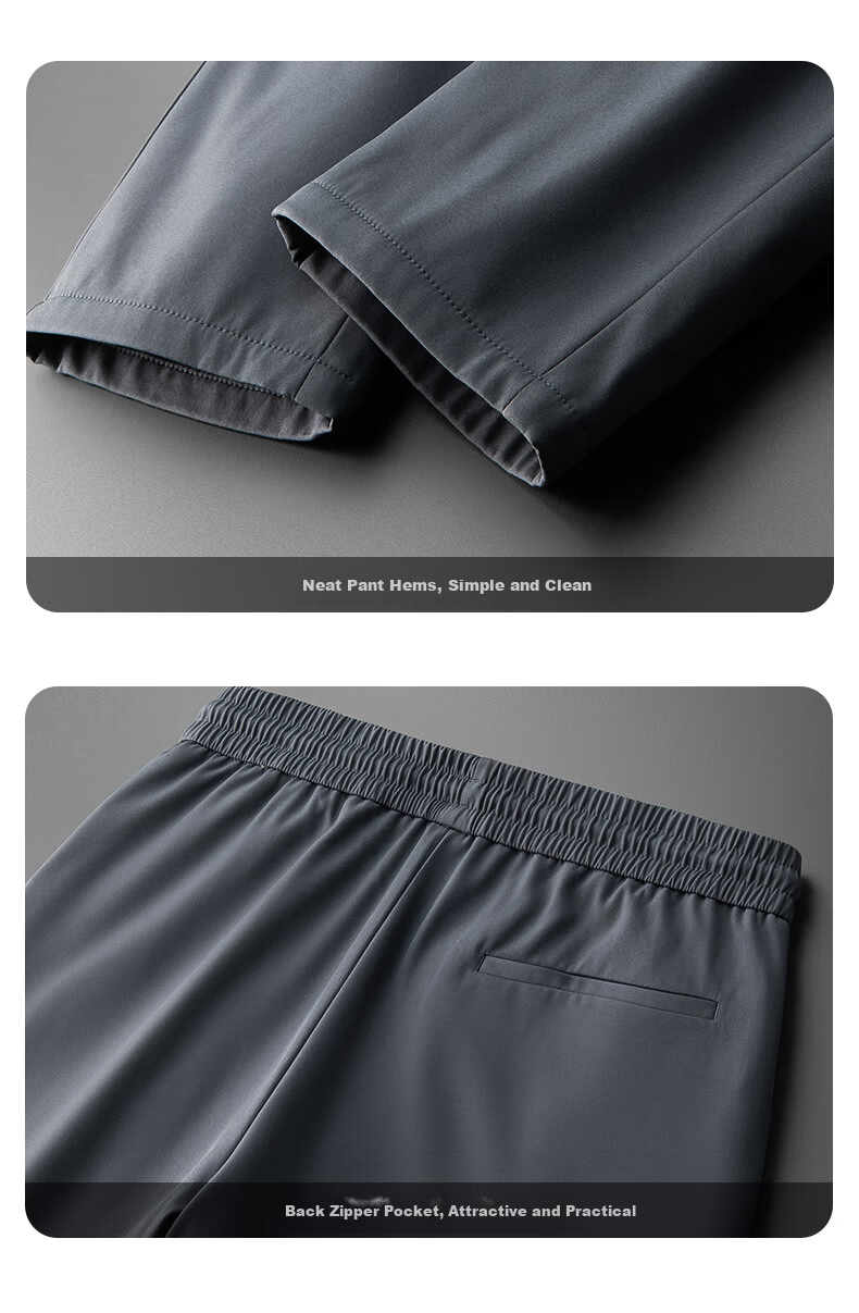 TUCANO Men's Winter Down Pants Thickened Warm Goose Down Casual Windproof Cotton High Waist Straight Leg Trousers 20
