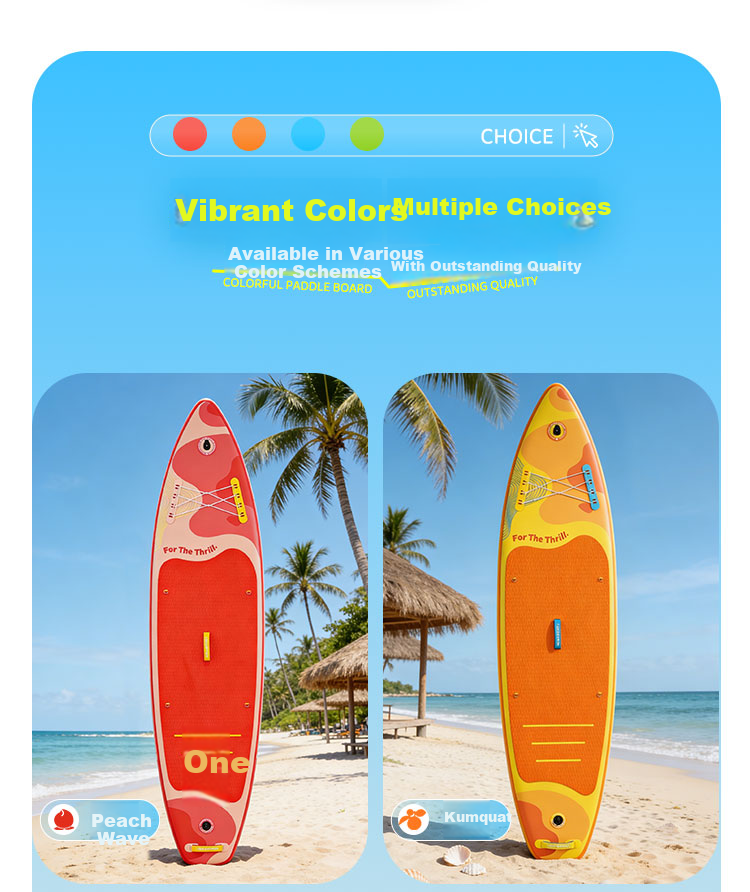 MSEASFREE Iridescent Surf Paddleboard Stand-Up SUP Fishing Yoga Lure Board Green Shadow 2