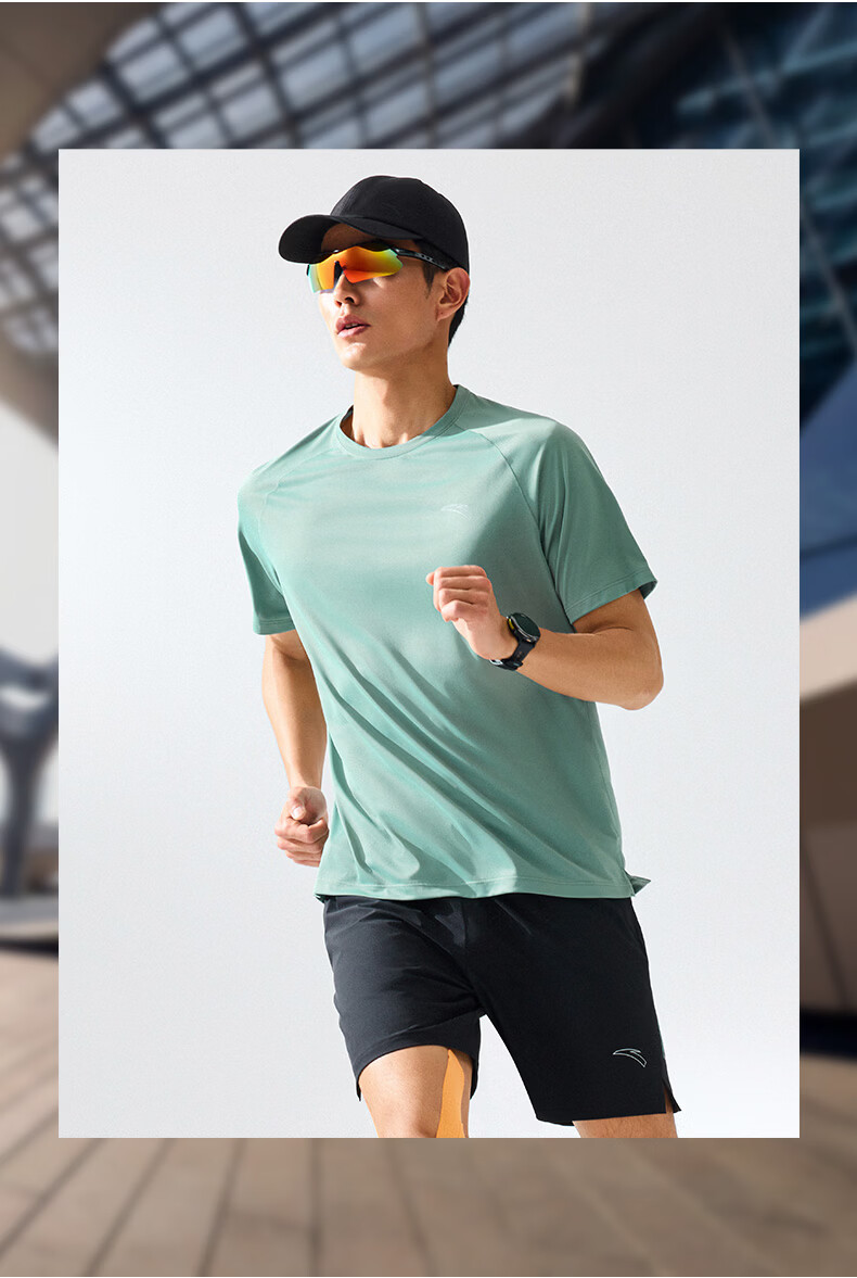Anta Quick-Dry Master C5 Zero Pressure T Men's Summer New Breathable Sports Short Sleeve T-Shirt Running Shirt 3