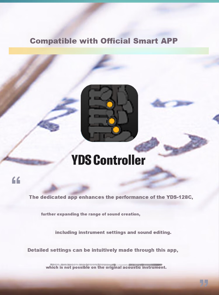 YAMAHA YDS-128C Electronic Saxophone Digital Wind Instrument Professional Imported Original + Official Standard Gift Set 8