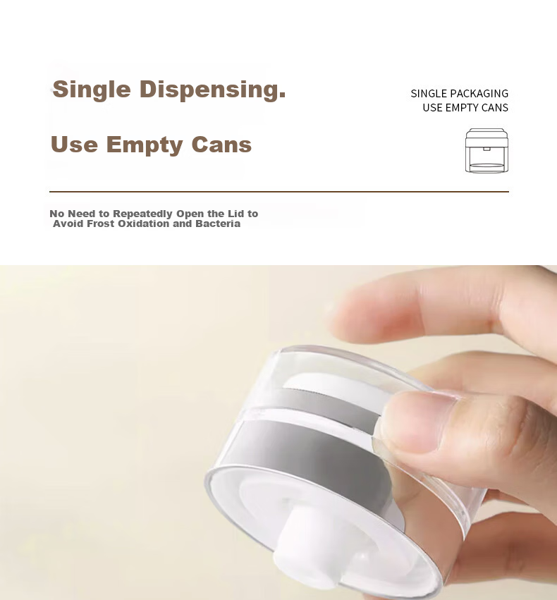 Chense Vacuum Pump Dispenser Bottle, 50ml, Travel-Sized, Skincare Sample Empty Bottle, Face Cream Dispenser, 1 Piece 6