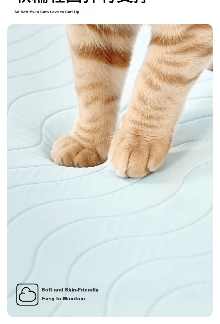 Tangdao Guagua Cooling Mattress Cover Washable 1.8m Air Conditioning Cooling Pad Baby Ice Silk Double Cooling Mat 8