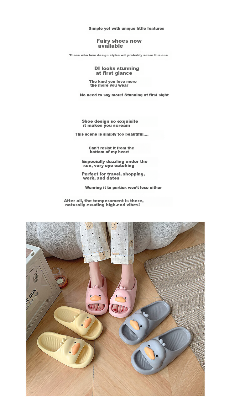 Runrou Women's Summer 2026 New Parent-Child Indoor Home Non-Slip Thick Sole EVA Slippers for Girls 2