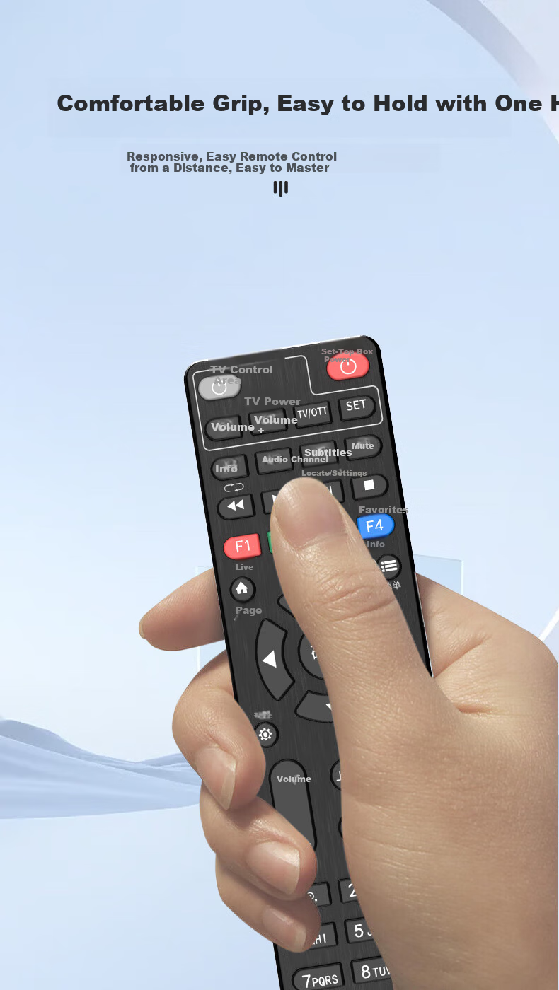 Craftsman Universal Set-Top Box Remote Control Compatible with China Telecom, Unicom, and Mobile Set-Top Boxes 5