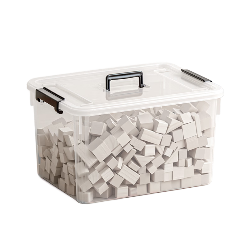 JD Jingzao Large Clothes Storage Box Plastic Toy Organizer Car Trunk Storage Transparent 36L