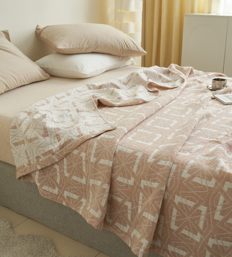 MUJI A-Class 100% Cotton Three-Layer Gauze Towel Blanket Summer Quilt Thin Blanket Air Conditioning Blanket 150x200cm 6