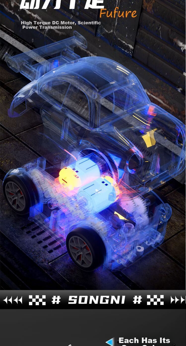 Miaobeile Kids Follow Car Remote Control Desktop Smart Sensor Escape Electric Drift Toy Car Boys Gift 11