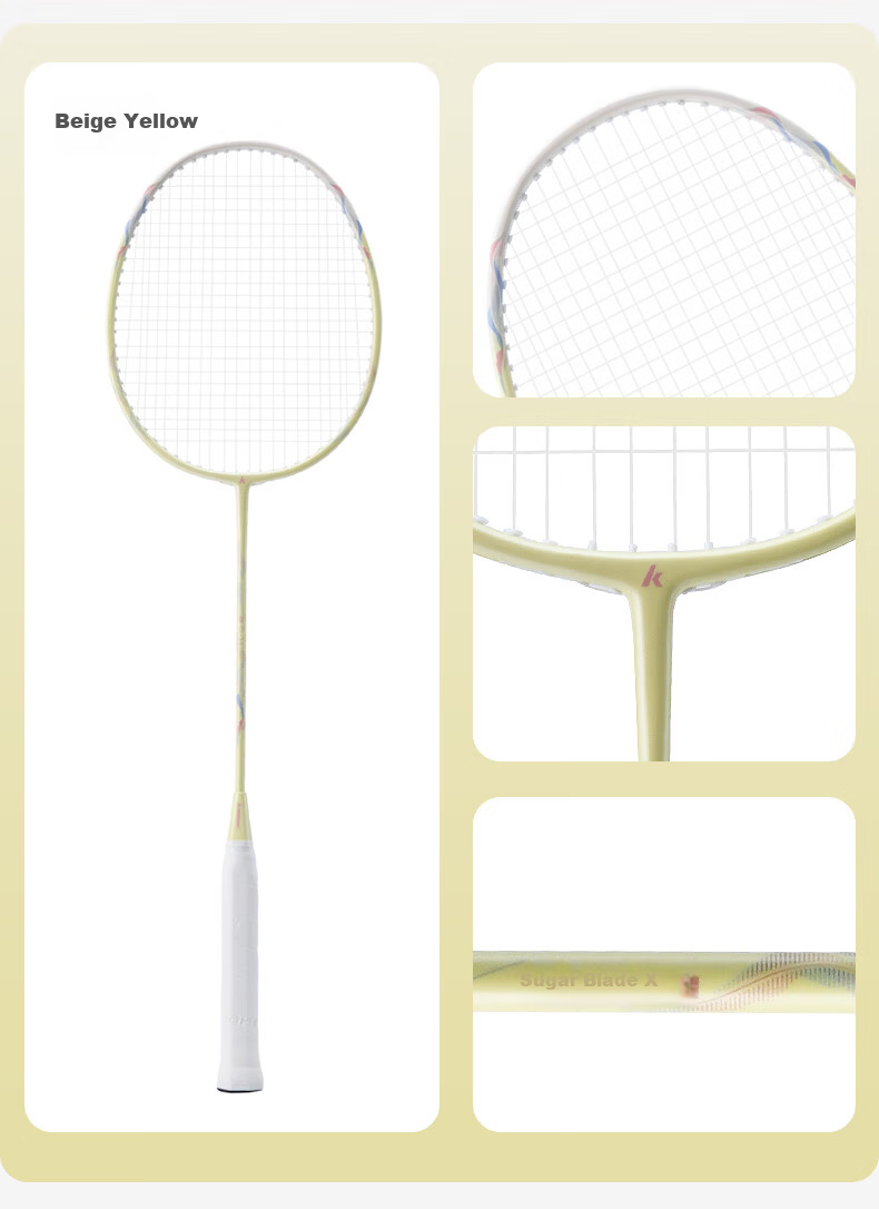 KAWASAKI Badminton Racket Children's Sugar Blade MINI Adult X1 Balanced Racket Family Set Parent-Child Double Racket Durable Ultra-Light Blade 29