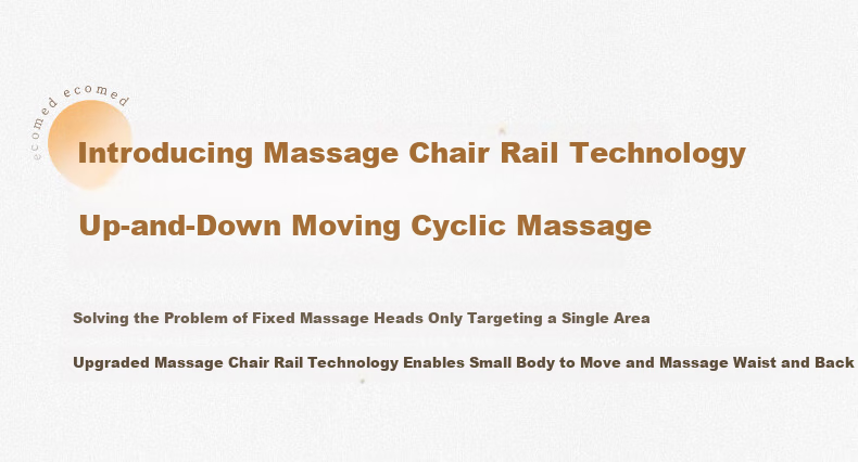 Ecomed German Back Massager Massage Cushion Waist Massager Neck Cervical Shoulder Office Massage Backrest Full Body Practical Birthday Gift for Parents Elders 9