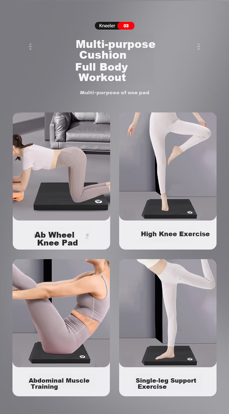 PEAK Balance Pad, Yoga Mat, Fitness Plank Support, Core Training, Bench Press Mat, Non-Slip Yoga Mat, Thickened Soft Step Mat, Kneeling Pad 3