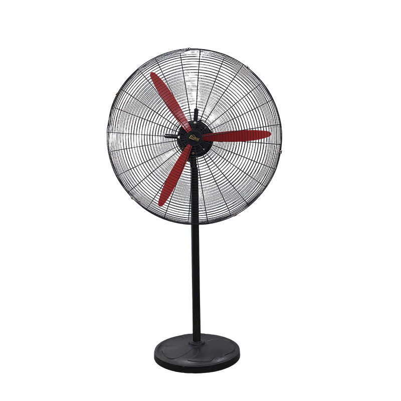Baijiaming Industrial Floor Fan Powerful Bullhorn Fan High Power Large Airflow Electric Fan for Construction Workshop Factory Commercial Aluminum Magnesium Blades Copper Wire Motor 30 Inch 750mm
