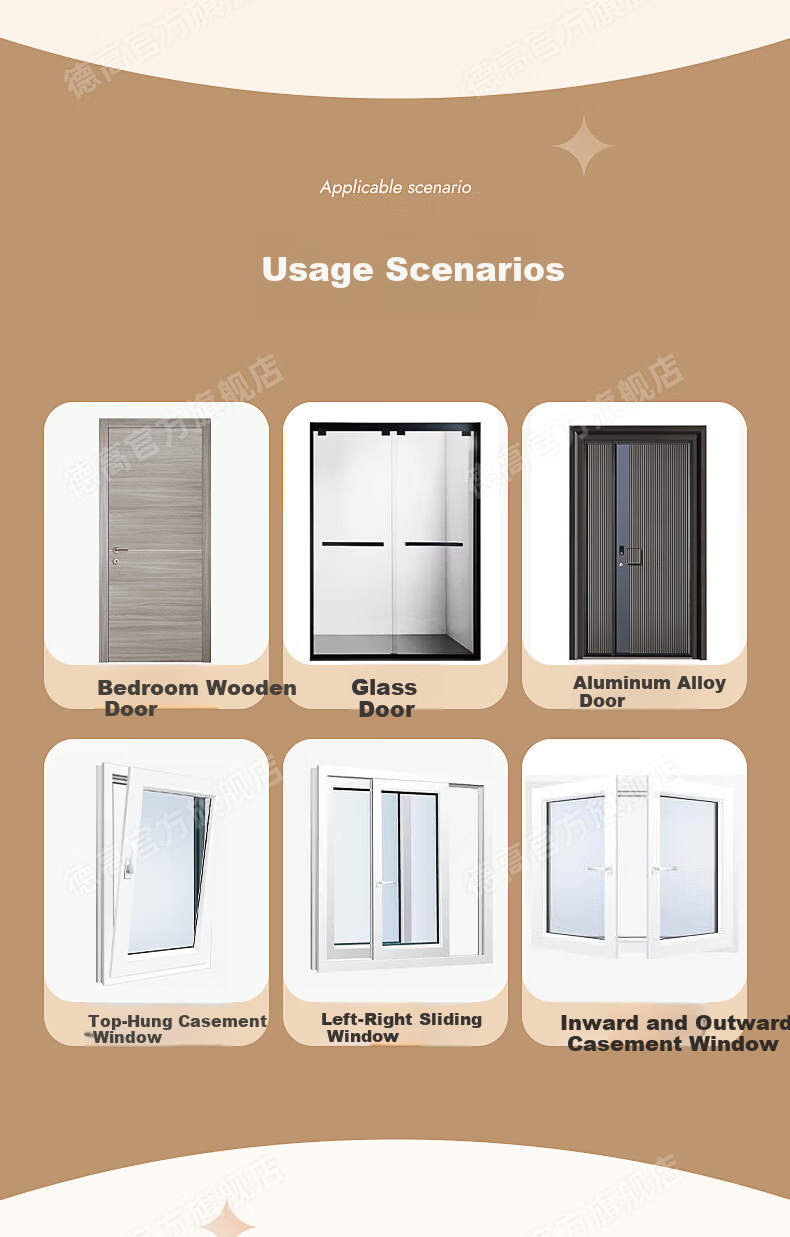 DeGao Soundproof Windproof Door and Window Seal Strip D8 White 8