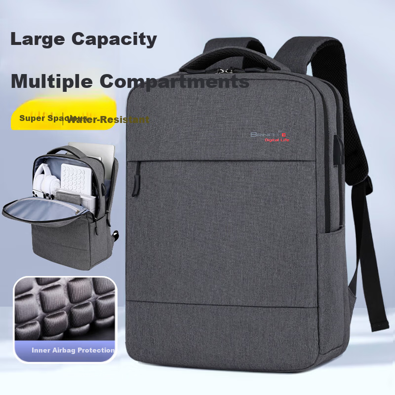 14/16 Inch Laptop Backpack Business Travel Dual Shoulder Bag for Huawei Apple Laptops (Imperial Size)
