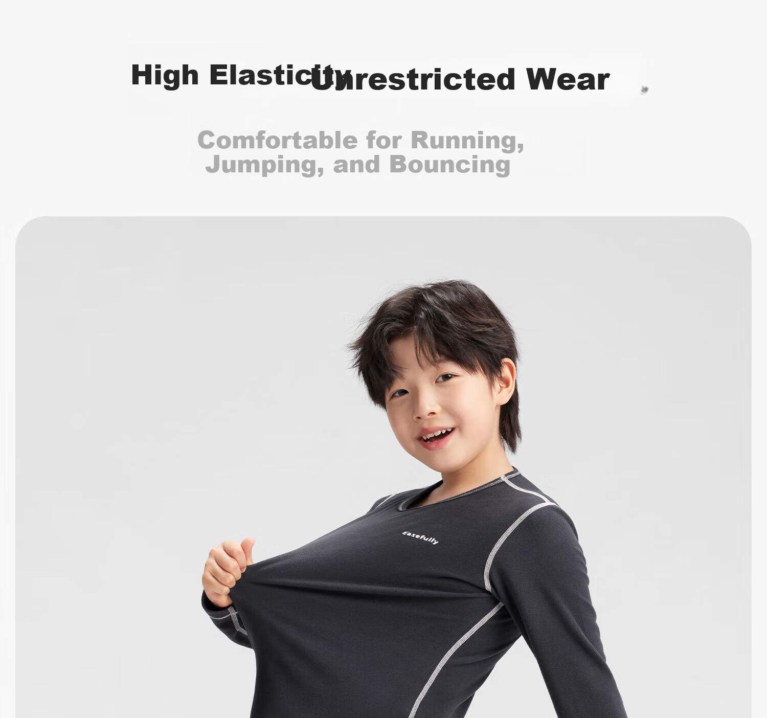 Zuo Xi Children's Thermal Underwear Set Boys and Girls Autumn Clothes 2025 New Homewear Base Layer Navy Blue 160 8