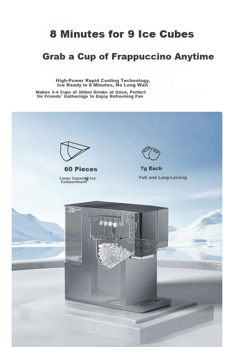 Vanward Desktop Water Purifier Galaxy Ice Maker Home Water Filter No Installation Instant Hot Drinking Machine A1-STR100 6