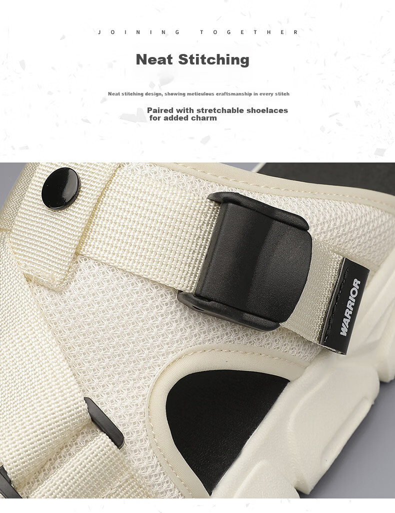 Huili Men's Sandals, 2025 Summer New Style, Breathable Thick-Soled, Versatile Outdoor Slippers, Casual Shoes for Men, Camouflage Black, Size 42 5