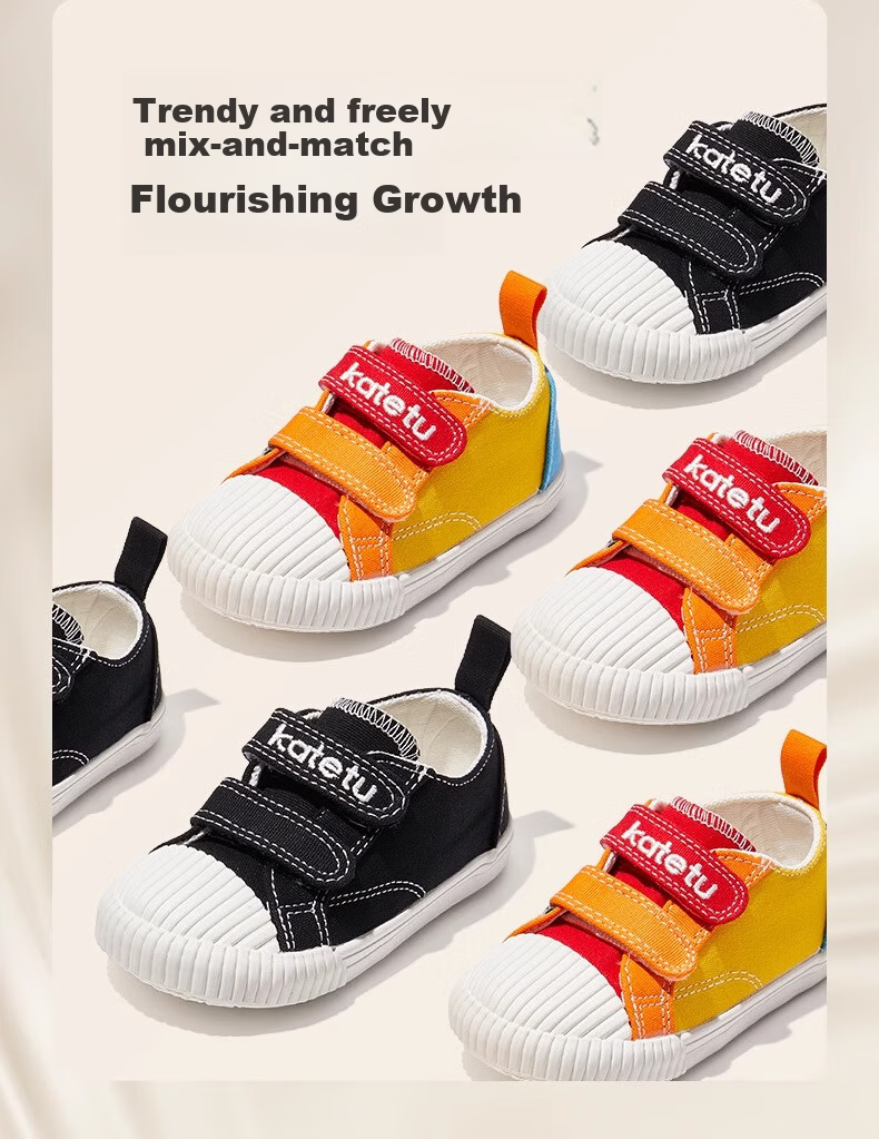 Caterpillar Baby Toddler Walking Shoes Spring New Kids Indoor Shoes Girls Canvas Functional Shoes Boys Cloth Shoes X1CJ011 8