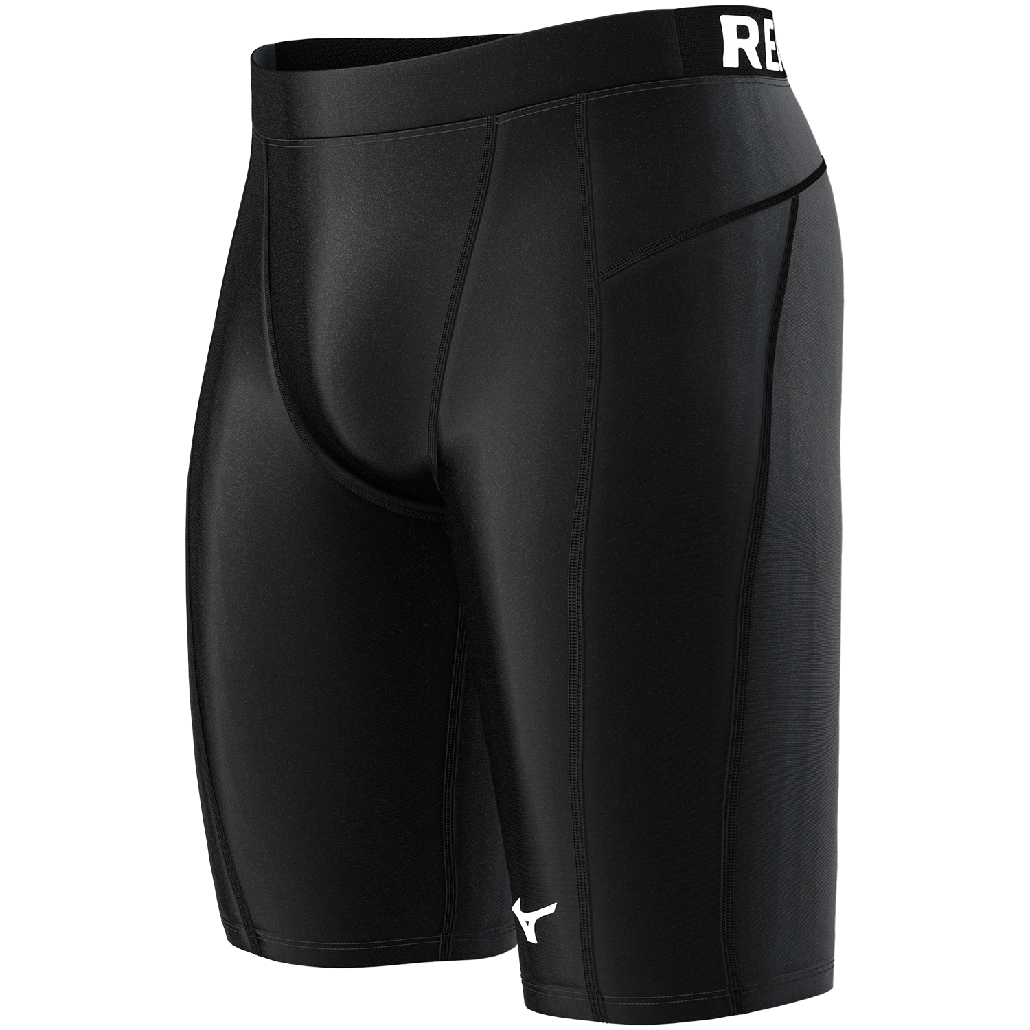 MIZUNO Men's Swimming Trunks, Knee-Length, Quick-Drying, Breathable, Anti-Embarrassment, Professional Training, Large Size Swimwear, Long Pants BC106 Black L